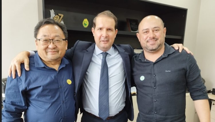 Agilidade para o início das obras do Lago é pauta de reunião entre Micheletto e o prefeito de Cafelândia 