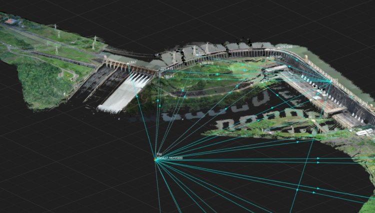 Após nove meses de trabalho foi encerrada a fase de escaneamento 3D da Itaipu