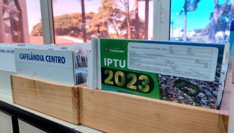 Primeira parcela do IPTU 2023 vence em junho em Cafelândia