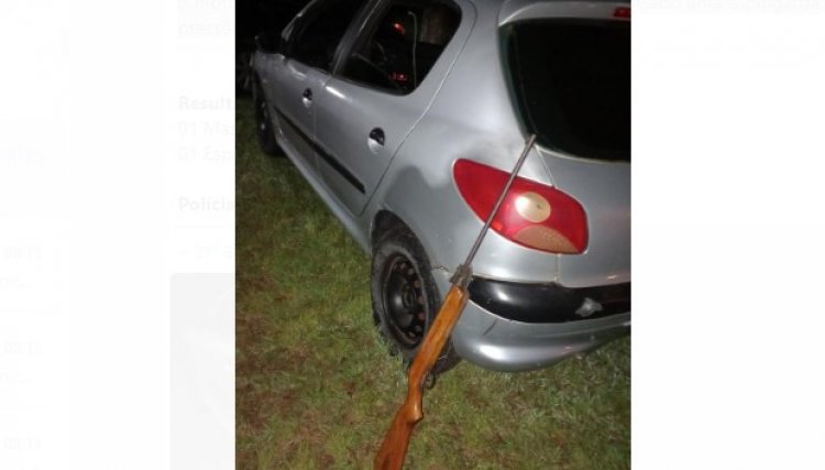 Homem é preso com porte ilegal de arma em Cafelândia e direção perigosa