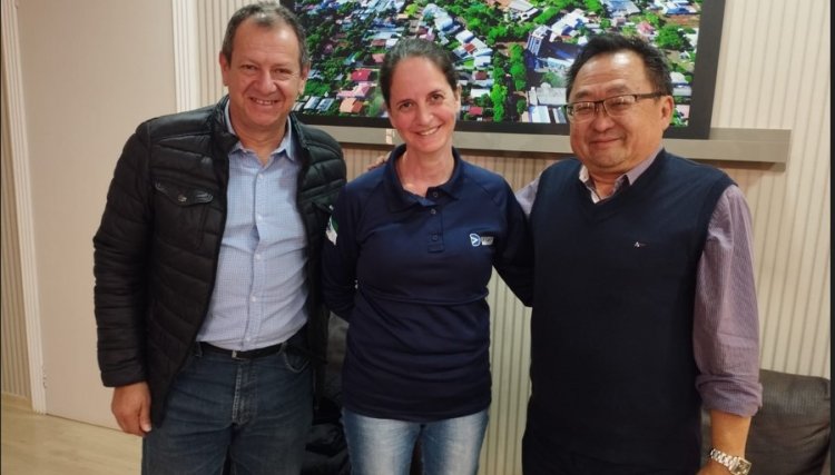 Prefeito de Cafelândia recebe a visita de representante do Detran