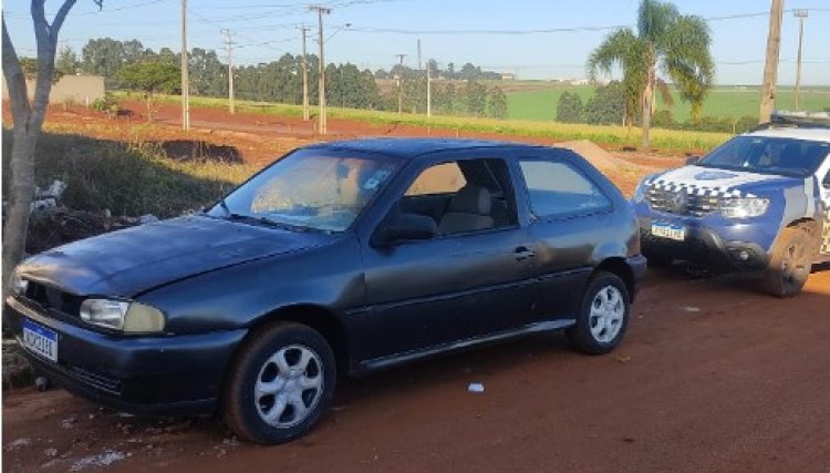 Gol usado para arrombar loja em Cafelândia é recuperado em Cascavel