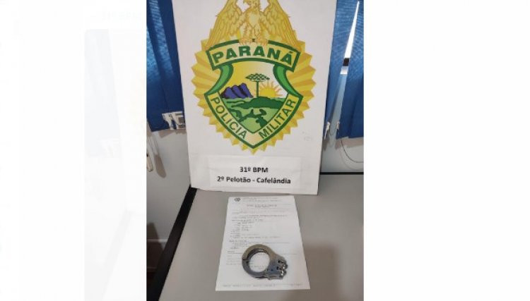 Homem é preso por tráfico de drogas em Cafelândia neste manhã de terça-feira 