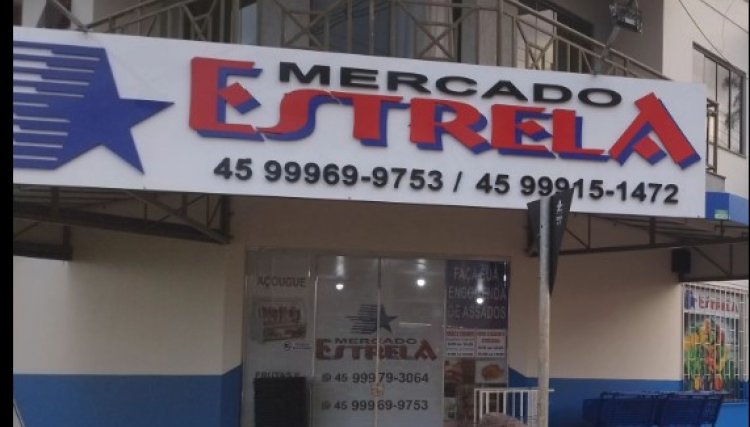 Arrombamento e furto são registrados em estrutura do Mercado Estrela de Cafelândia