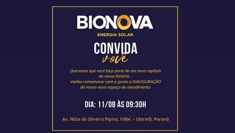 Bionova investe em uma filial de atendimento na cidade de Ubiratã