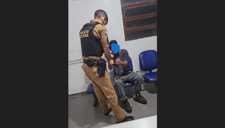 Polícia prende suspeito que furtou a Fundação em Cafelândia, ele estava em condicional e com tornozeleira