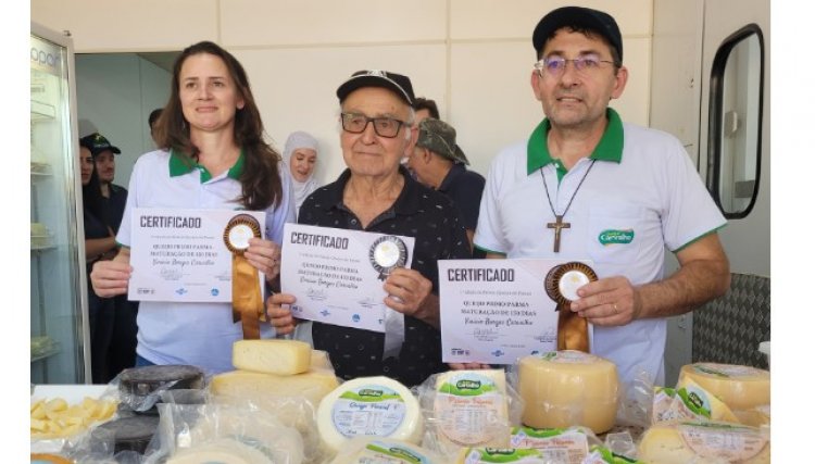 Parceiro da Cresol em São Miguel do Iguaçu, foi premiada com o queijo Primo Parma