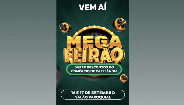 Acicaf realiza neste fim de semana o 6º Mega Feirão de descontos