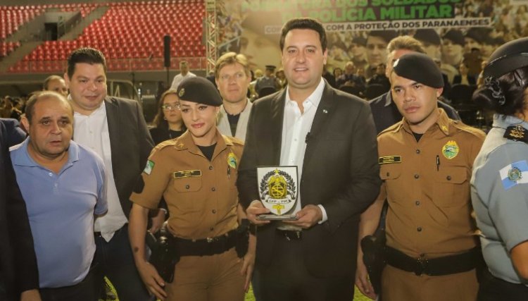 PM completa formatura história com 319 soldados que vão reforçar o Oeste e Sudoeste