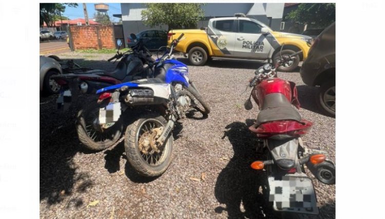Polícia Militar recupera 5 veículos roubados na região Oeste, veja o vídeo