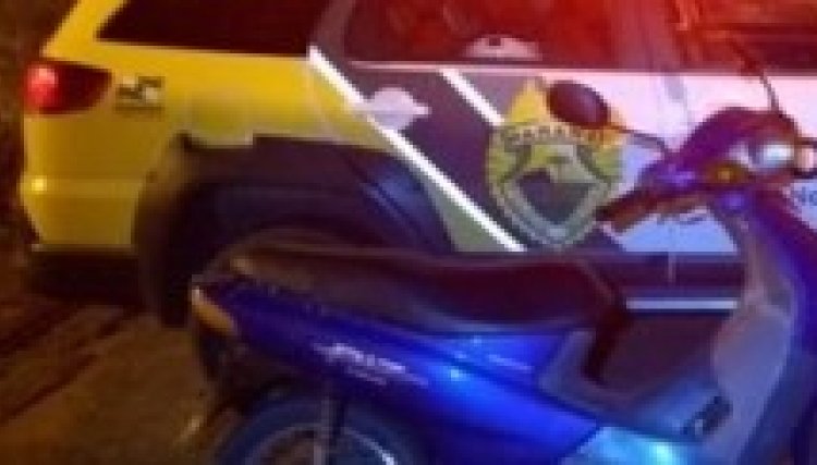 Mais uma motocicleta com escapamento adulterado é apreendida em Cafelândia e a fiscalização vai continuar de forma intensificada