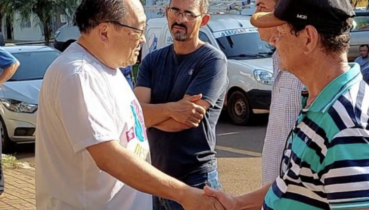 Prefeito Culestino acompanha de perto Dia D da saúde do homem em Cafelândia, que teve um grande público 