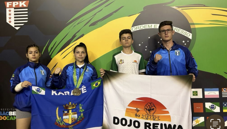 Cafelandenses obtém excelente resultado em final de Brasileiro de Karatê