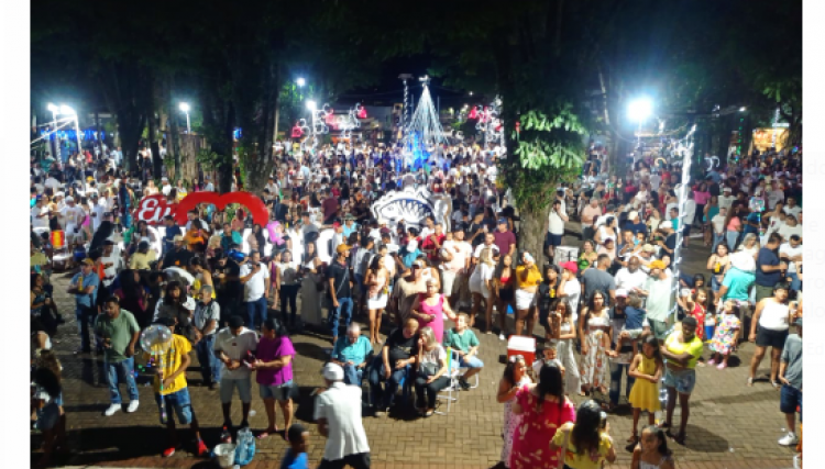 Show da Virada na Praça dos Pioneiros em Nova Aurora