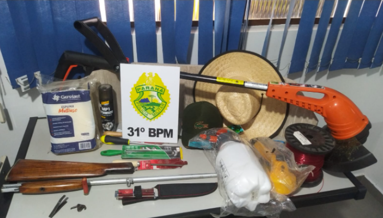 Mãe entrega filho autor de furto em loja de Cafelândia e todos os produtos são recuperados