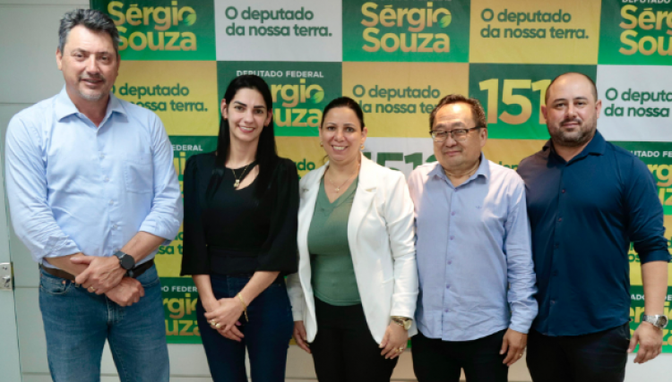 Deputado Sérgio Souza garante recursos para Cafelândia