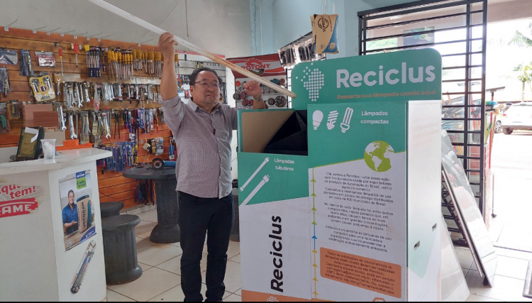 Cafelândia agora tem ponto de recebimento de lâmpadas