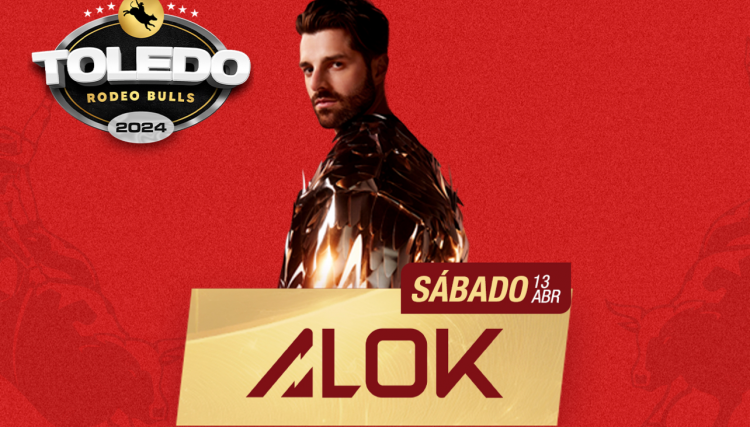 Melhor DJ do País e 4° Melhor DJ Do Planeta! - Alok é uma das atrações do Rodeo Bulls 2024 em Toledo no Paraná
<br/>