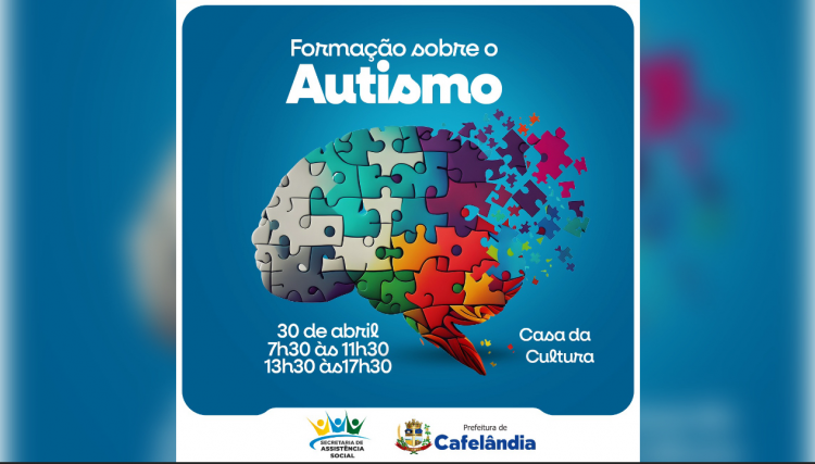 Secretaria de Assistência Social de Cafelândia promove formação sobre o Autismo