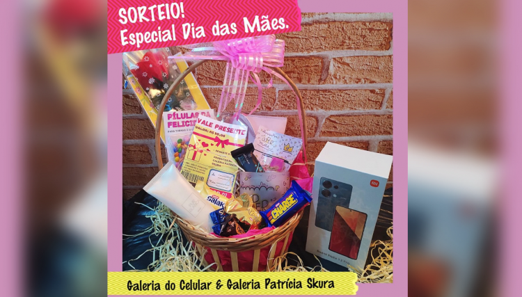 A loja Galeria da Patrícia Skura em parceria com a Galeria do Celular estão com um super sorteio de dia das mães 