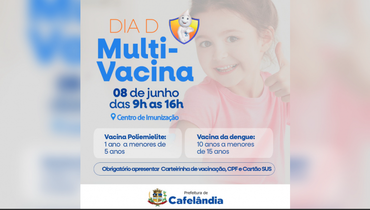 Cafelândia Promove Dia D de Multivacinação