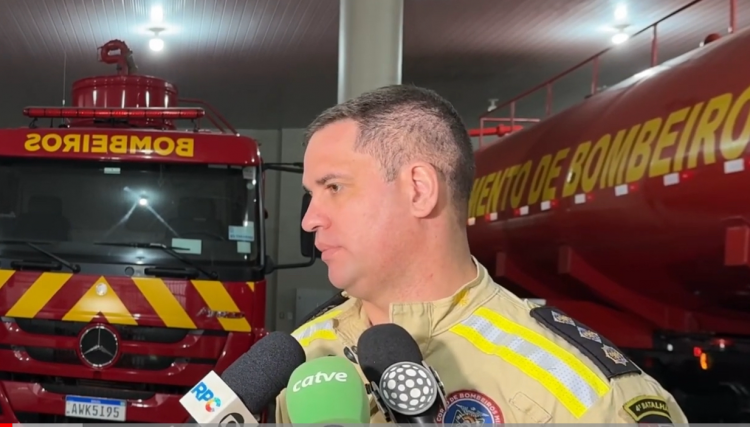 Incêndio na Copacol em Cafelândia foi controlado e não teve vazamento de amônia, diz Major 