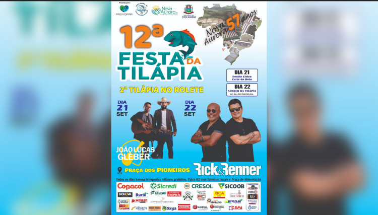 Nova Aurora Celebra 57 Anos com a 12&ordf; Festa da Til&aacute;pia