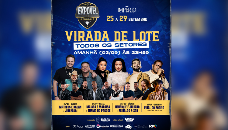 Mudança de lote EXPOVEL 2024