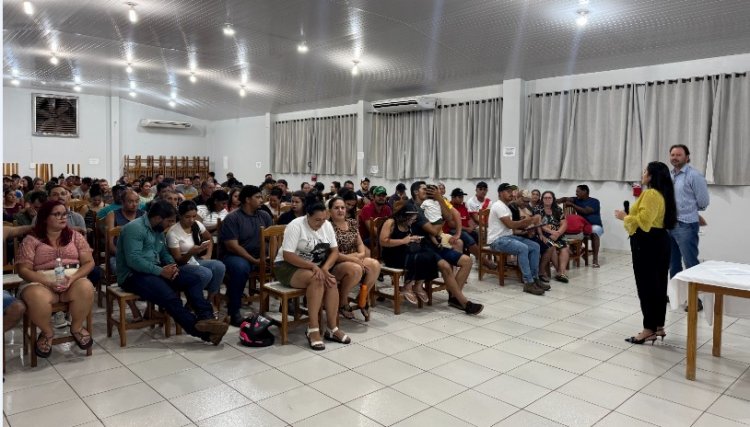 Sonho da casa própria mais perto: reunião define comissão para representar as 90 famílias que serão beneficiadas 