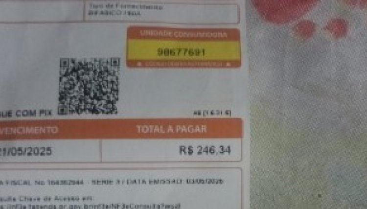 Morador de Cafelândia fica indignado com aumento da fatura da energia após medidor digital da Copel