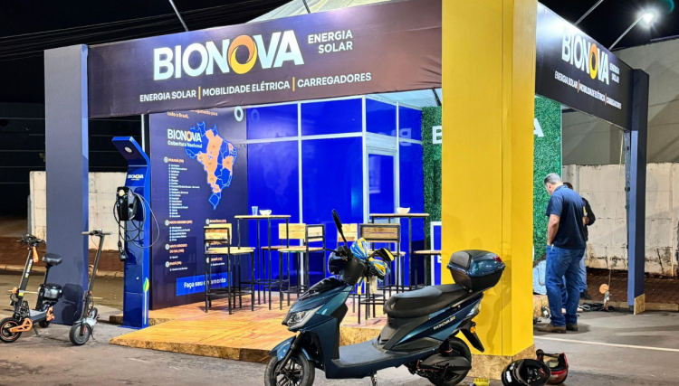 Bionova Energia Solar marca presença na Expobira 2025 com inovações em energia limpa e veículos elétricos