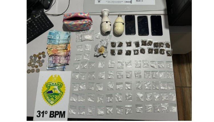 Além dos 14 presos, também foram apreendidas drogas e armas em Cafelândia após operação policial