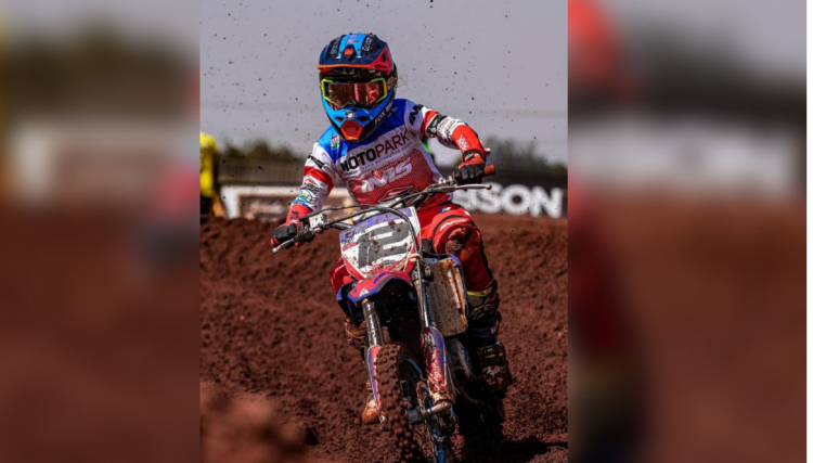 Cafelandense de destaca em do Campeonato Paranaense de Motocross