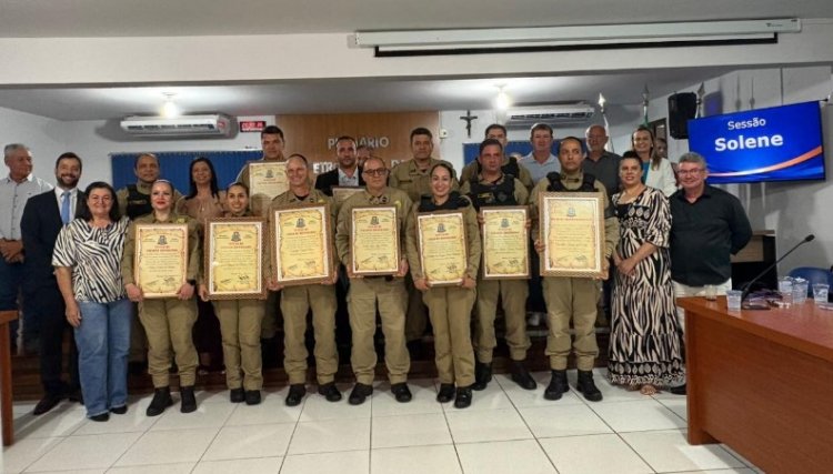 Policiais Militares e delgado recebem título de Cidadão Honorário de Nova Aurora