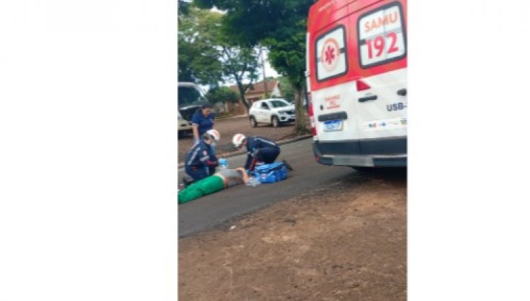 Quebra-molas sem sinaliza&ccedil;&atilde;o no asfalto gera acidente com trabalhadores do lixo recicl&aacute;vel de Cafel&acirc;ndia, um teve fratura no bra&ccedil;o