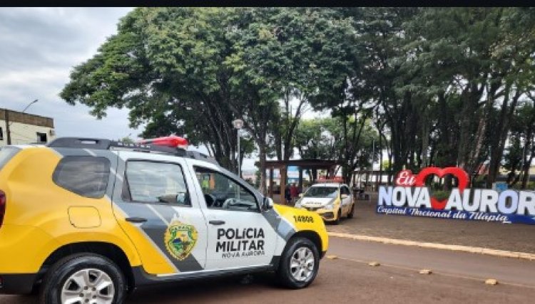 Mulher &eacute; presa por porte ilegal de arma de fogo em Nova Aurora, durante abordagem a mesma agrediu um policial