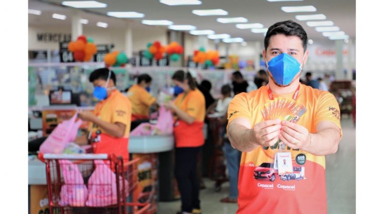 Concorra a centenas de prêmios na hora e R$ 70 mil no prêmio final no Copacol Supermercados