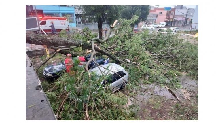 Região Oeste sofre mais uma vez com temporal neste domingo 