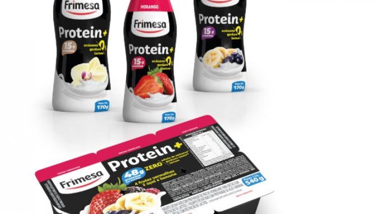 Frimesa lança iogurtes proteicos