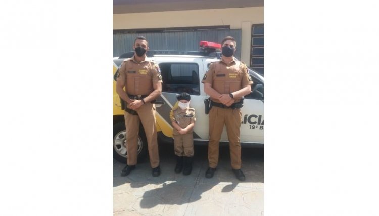 Polícia Militar de Cafelândia recebe visita Ilustre nesta tarde de quarta-feira