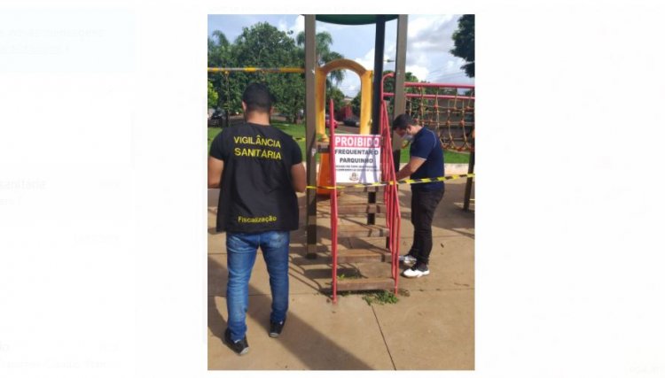 Vigilância Sanitária de Cafelândia interdita praças e parques