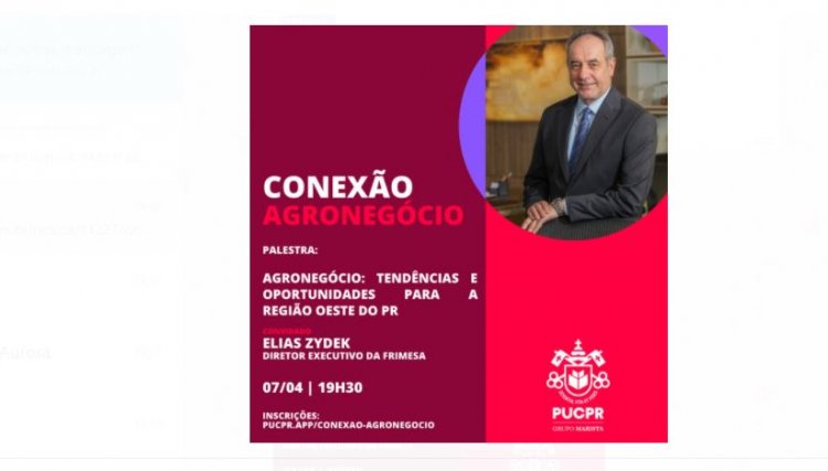 PUCPR promove bate-papo sobre agronegócio com diretor executivo da Frimesa 