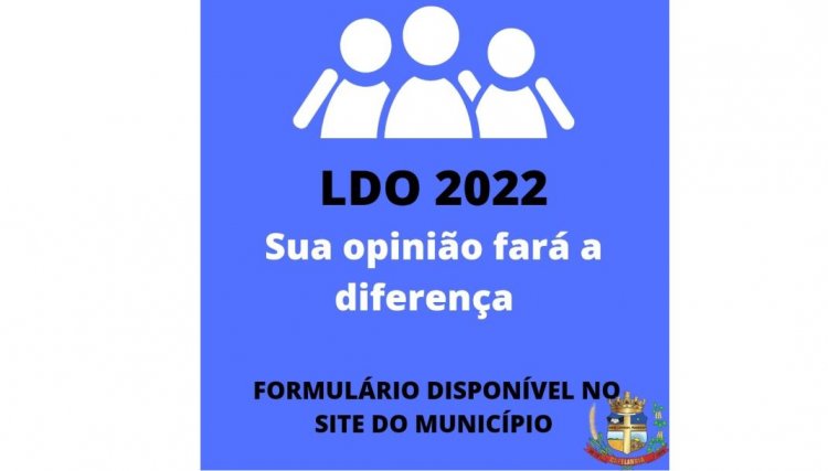 Cafelândia abre consulta popular para construção da LDO para orçamento de 2022