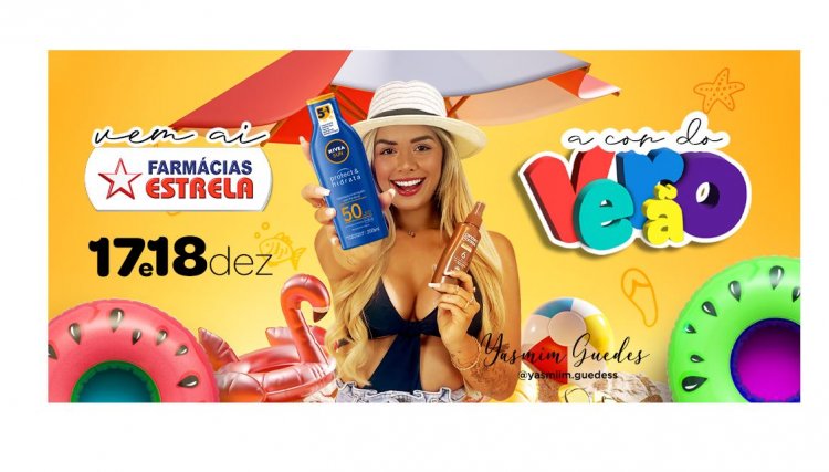 Verão pede cor e proteção: campanha das Farmácias Estrela oferece descontos em produtos para cuidados na estação