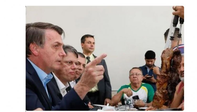 Sem citar Bradesco, Bolsonaro defende consumo de carne todos os dias