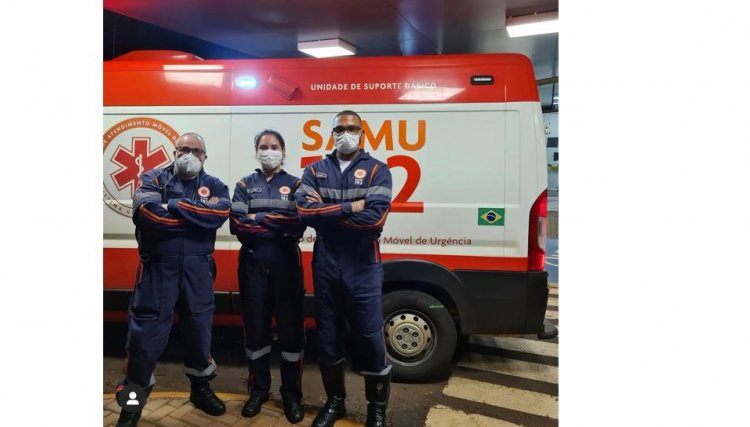 Bebê nasce dentro de viatura do Consamu em Cascavel