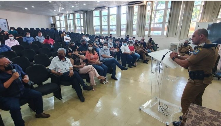 Comandante Geral da PM Coronel Hudson, sinaliza Pelotão da PM para Cafelândia, veja o vídeo 