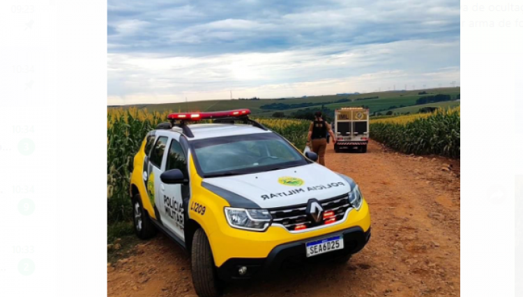 Corpo é entrado carbonizado em área Rural entre Cafelândia e Corbélia nesta segunda 