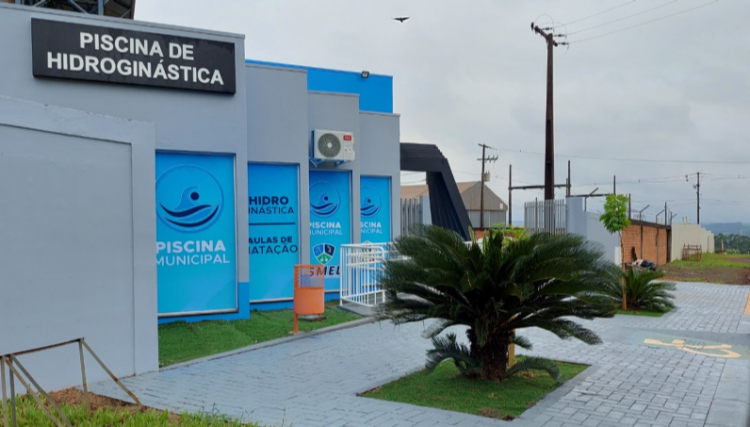 Estrutura da piscina de hidroginástica em Cafelândia é furtada e diversos eletrônicos foram levados