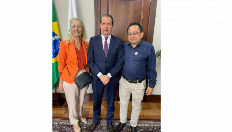 Equipe do Governo de Cafelândia em busca de recursos em Curitiba